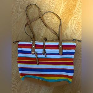 Rosetti Colorful Striped Shoulder Bag